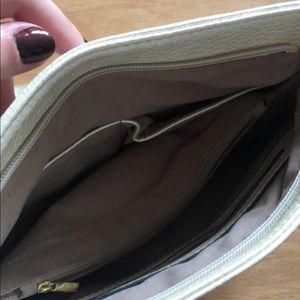 White cross body bag